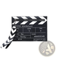 Movie Clapperboard Pu Leather Crossbody Envelope Clutch