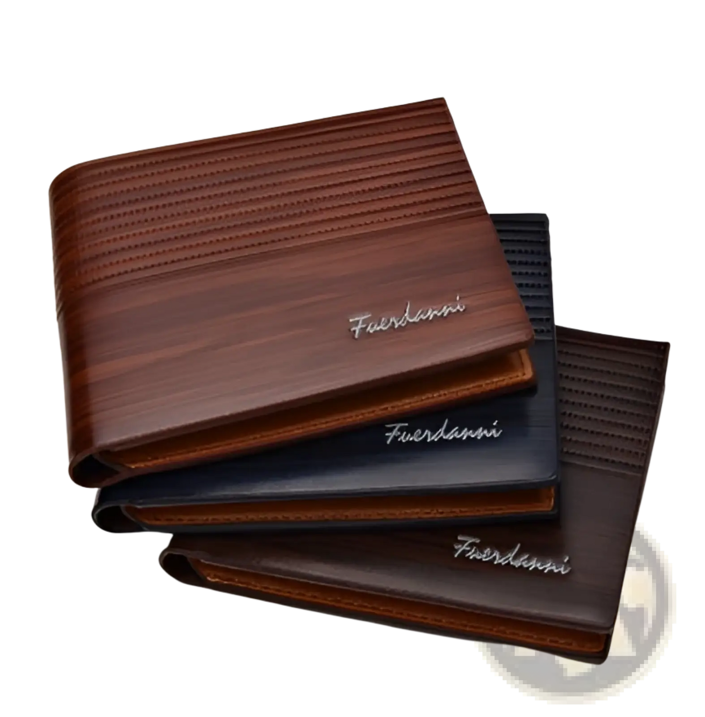 Multi-card Pu Leather Wallet with Embossed Logo