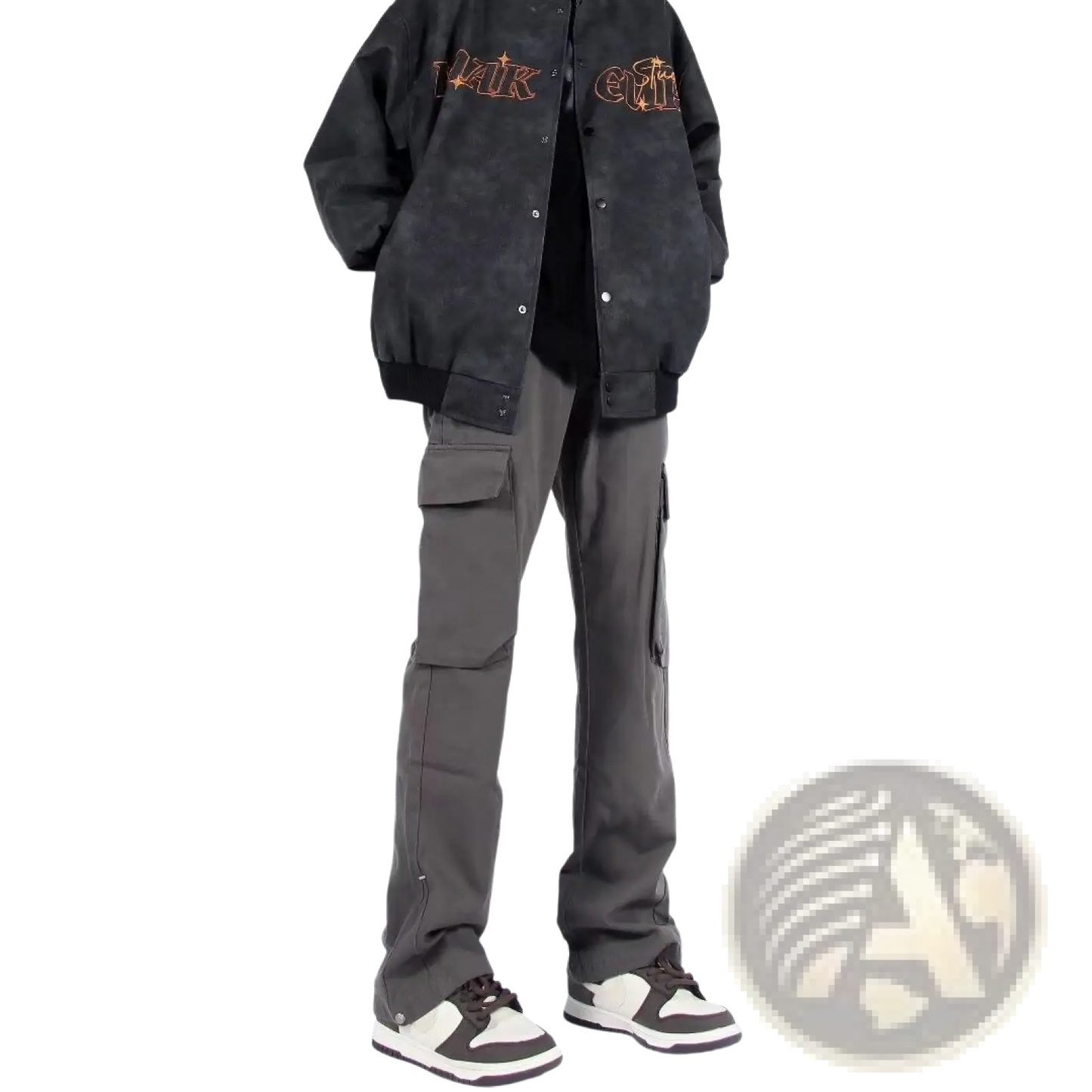 Multi Pocket Straight Leg Cargo Pants