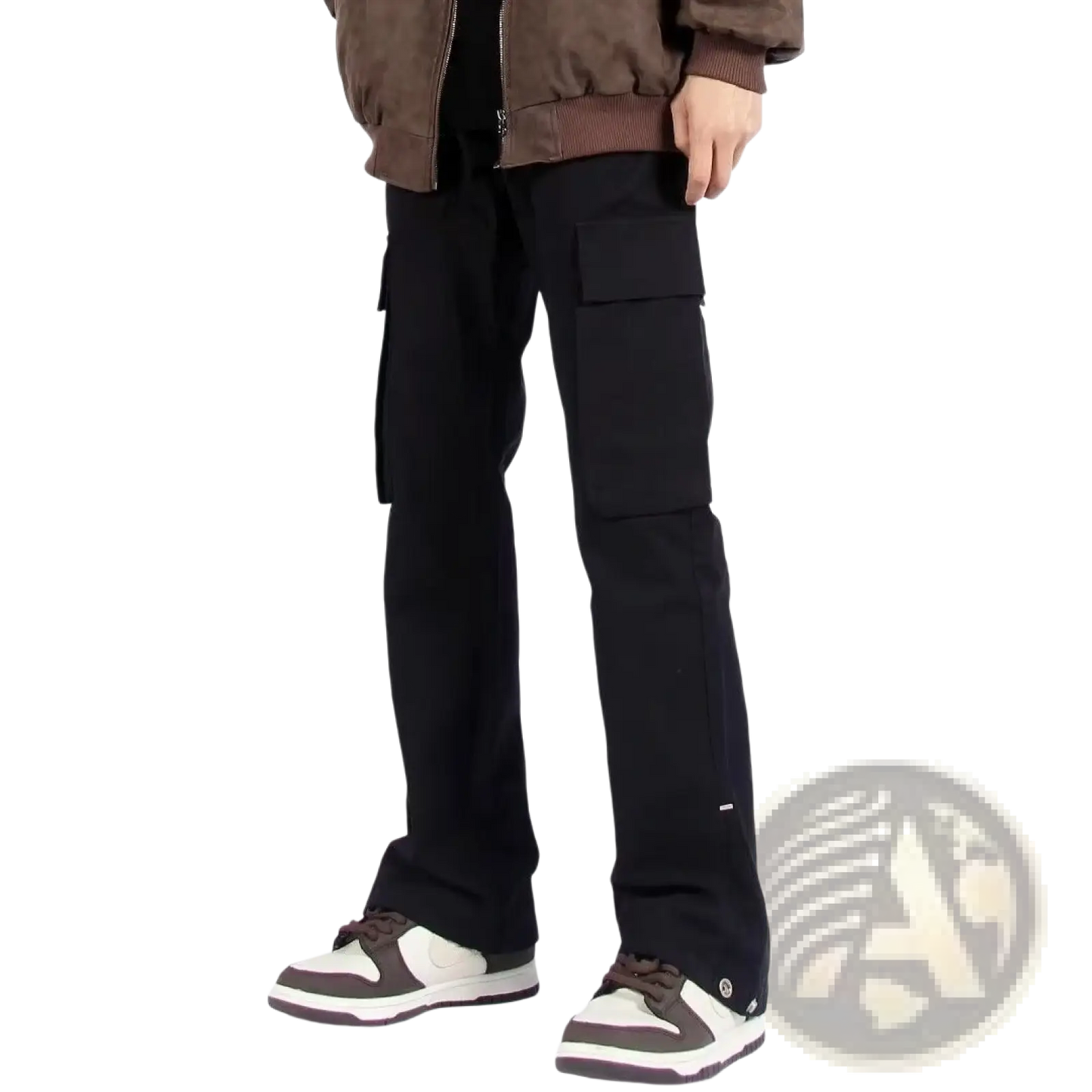 Multi Pocket Straight Leg Cargo Pants
