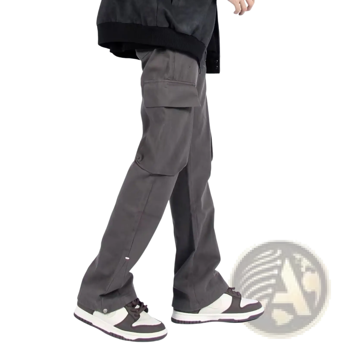 Multi Pocket Straight Leg Cargo Pants
