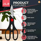 Multi-purpose Kitchen Shears with Nutcracker and Opener