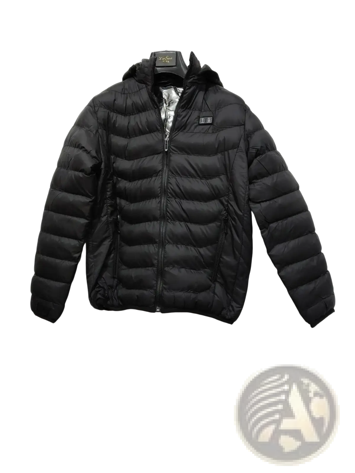 Multi Zone Quilted Electric Heated Jacket with Detachable Hood