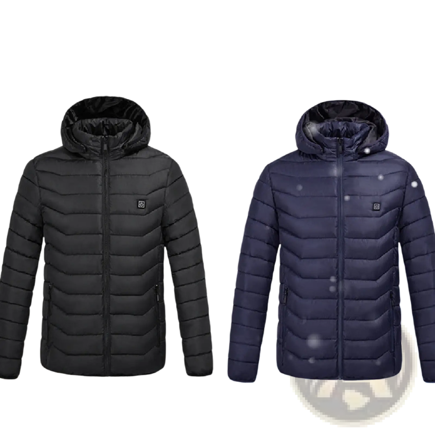 Multi Zone Quilted Electric Heated Jacket with Detachable Hood