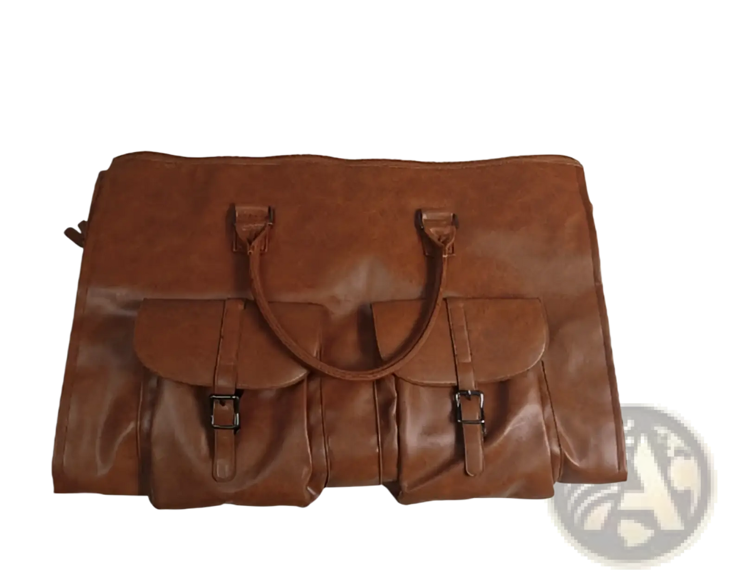 Multifunctional Canvas and Leather Folding Travel Duffel Bag
