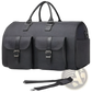 Multifunctional Canvas and Leather Folding Travel Duffel Bag