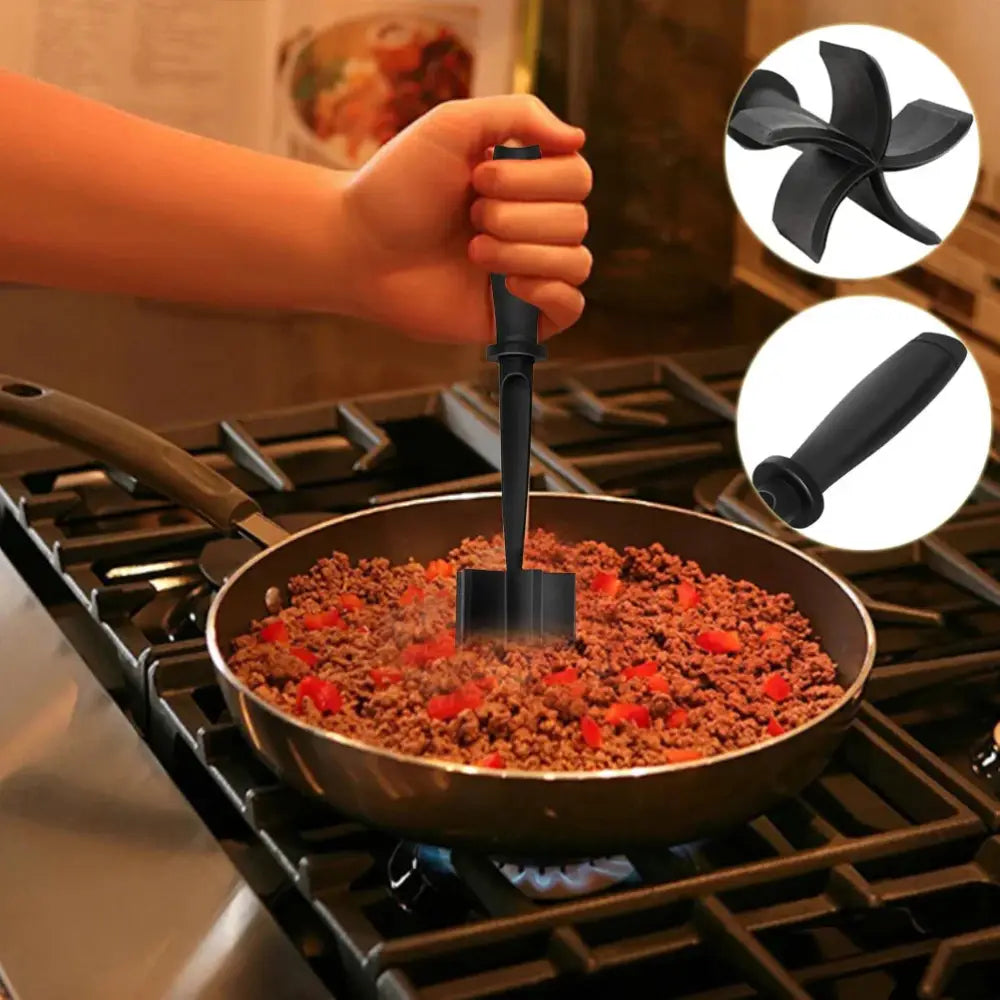 Heat Resistant Nylon Ground Meat Chopper and Masher