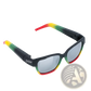 Multifunctional Rectangular Sunglasses with Removable Storage Tube