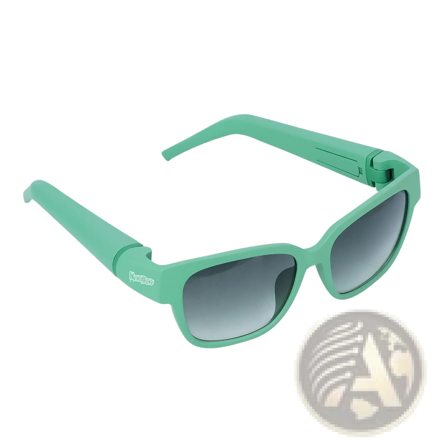 Multifunctional Rectangular Sunglasses with Removable Storage Tube