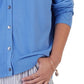 Black Tape Women's V Neck Cardigan Blue Size Large