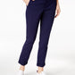 Tommy Hilfiger Women's Th Flex Cuffed Chino Straight Leg Pants Navy Size 16