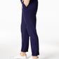 Tommy Hilfiger Women's Th Flex Cuffed Chino Straight Leg Pants Navy Size 16