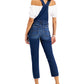 Tommy Jeans Women's Logo Denim Overalls Blue Size 30