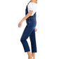 Tommy Jeans Women's Logo Denim Overalls Blue Size 30