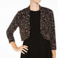 Jessica Howard Women's Embellished Bolero Jacket & Dress Black Size 12 Petite