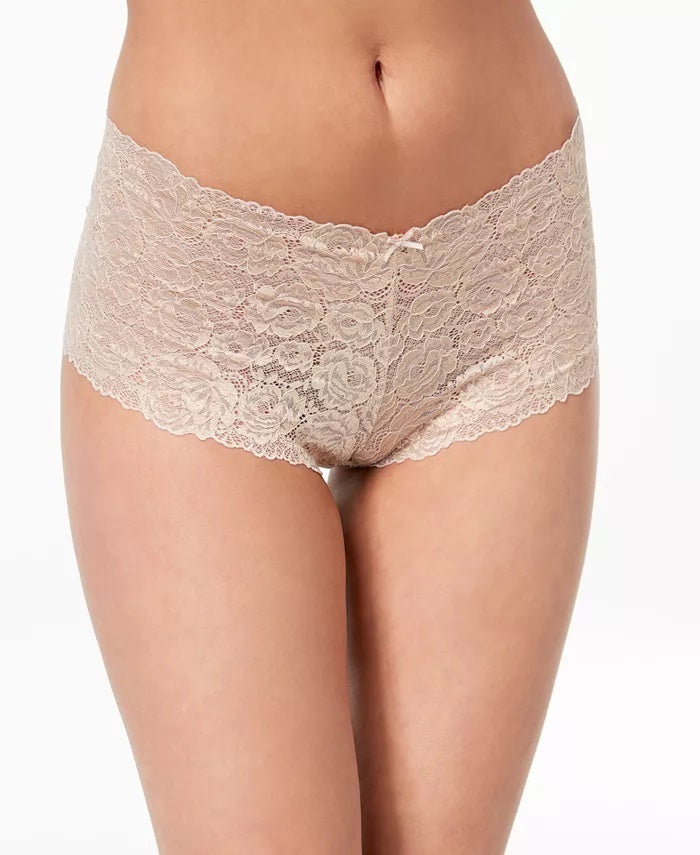 INC International Concepts Women's Lace Boyshort Beige Size Large
