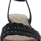 Easy Spirit Women's Evolve Ingrid2 Flat Sandal Black Size 7.5 W