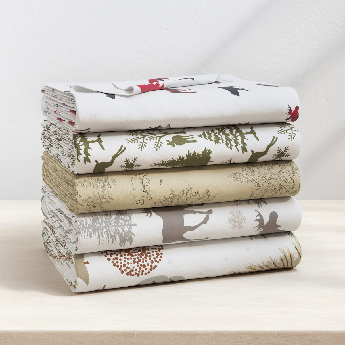 100% Turkish Cotton Flannel Sheet Sets - Boulder Collection