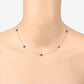 2.10 Carat Genuine Garnet .925 Sterling Silver Necklace