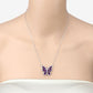 4.32 Carat Genuine Amethyst .925 Sterling Silver Necklace