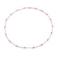 1.62 Carat Genuine Morganite .925 Sterling Silver Necklace