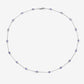 1.80 Carat Genuine Tanzanite .925 Sterling Silver Necklace
