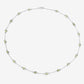 6.30 Carat Genuine Peridot .925 Sterling Silver Necklace