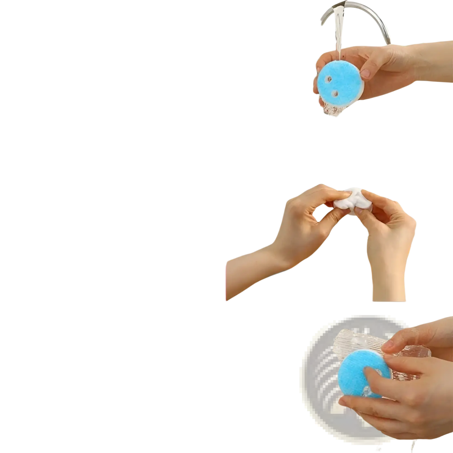 Nano Sponge Cleaning Pads 6 Pack Kitchen Scrubbers
