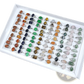 Natural Gemstone Silver Tone Statement Ring Collection