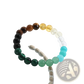 Natural Multi-gemstone Beaded Bracelet with Healing Crystals