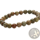 Natural Polished Gemstone and Agate Beaded Bracelet