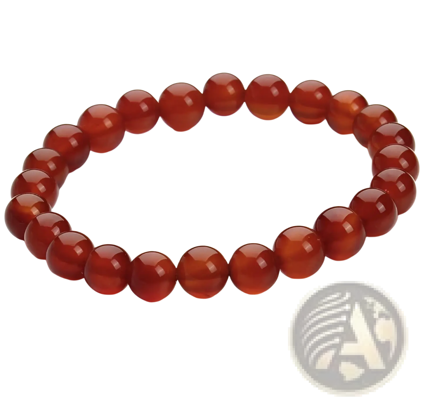 Natural Polished Gemstone and Agate Beaded Bracelet