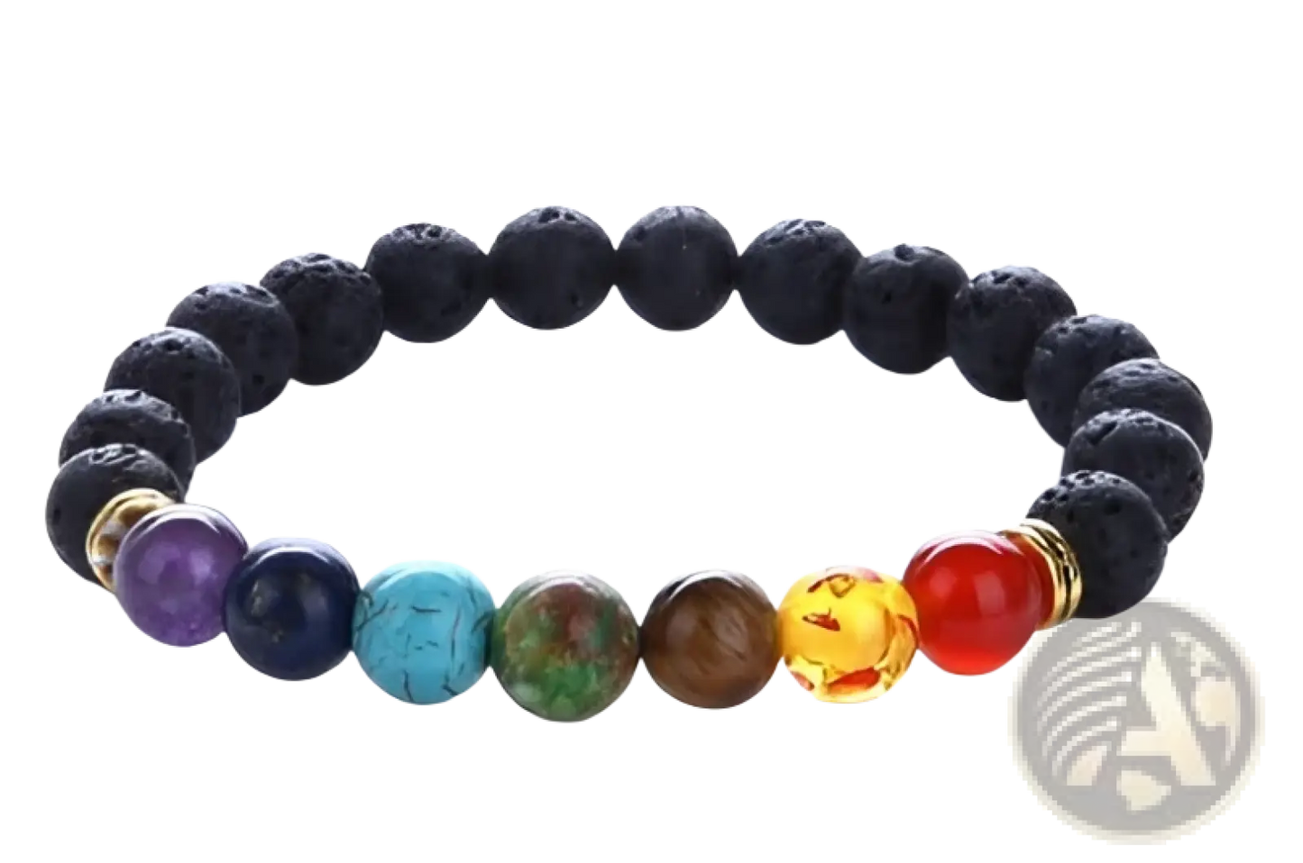 Natural Stone Chakra Energy Turquoise Beaded Bracelet