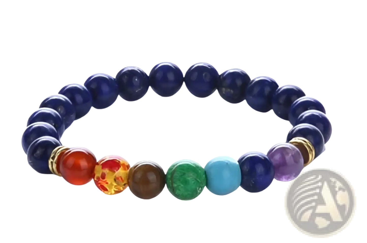 Natural Stone Chakra Energy Turquoise Beaded Bracelet