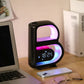 Smart B-shaped Rgb Bluetooth Speaker and Wireless Charger
