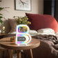 Smart B-shaped Rgb Bluetooth Speaker and Wireless Charger
