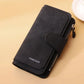Women's Forever Suede Trifold Buckle Wallet