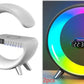 G-shaped Led Lamp with Bluetooth Speaker and Wireless Charger