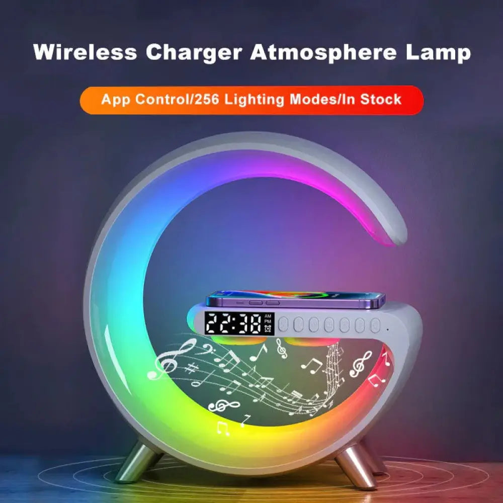 G-shape Smart Ambient Light with Bluetooth Speaker and Charger