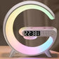 G-shaped Led Lamp with Bluetooth Speaker and Wireless Charger