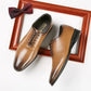 Hand-polished Leather Business Oxford Shoes
