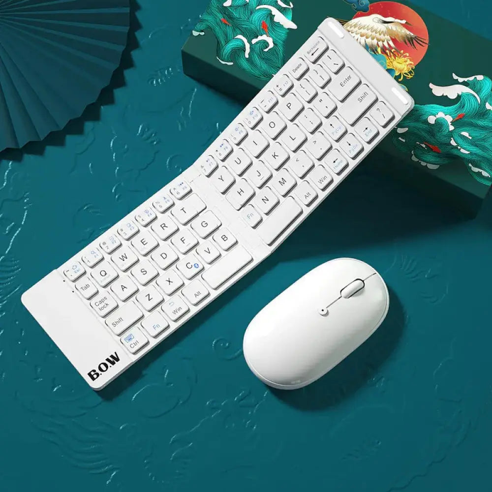 Arbaglobal Folding Bluetooth Keyboard and Mouse Set
