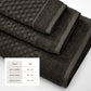 Cotton Diamond Waffle Weave Bath Towel Set - Grayson Collection