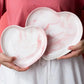 Nordic Marbled Heart Ceramic Dinnerware Set