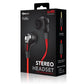 NoiseHush Premium Bass Stereo In-Ear Headphones with In-line Microphone