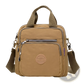 Nylon Messenger Bag Multi Zipper Canvas Backpack