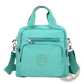 Nylon Messenger Bag Multi Zipper Canvas Backpack