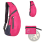 Nylon Sling Bag Waterproof Crossbody Shoulder Backpack