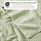 Cotton Diamond Waffle Weave Bath Towel Set - Grayson Collection