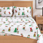 Turkish Cotton Christmas Flannel Sheet - Whittaker Collection
